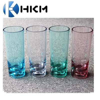 High Quality Customized Logo Hard Plastic Highball Glass For Water Drinking Milk Juice 15oz Cup