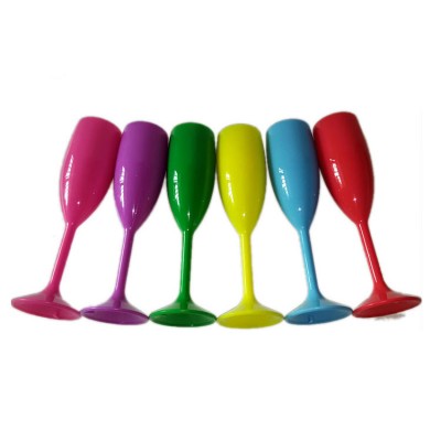 Unbreakable Durable Plastic Good Quality Champagne Flutes